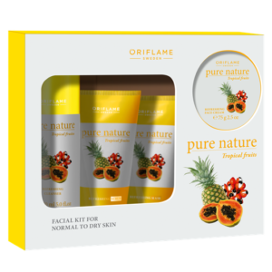 Pure Nature Tropical Fruits Facial Kit for Normal to Dry Skin by Oriflame