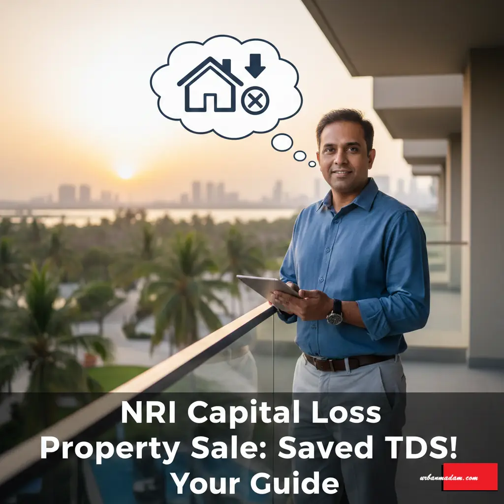 NRI personal experience where he saved the TDS while making capital loss on property sale.